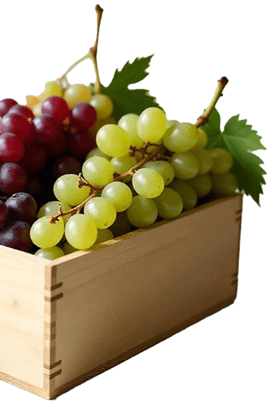 Caja de uvas