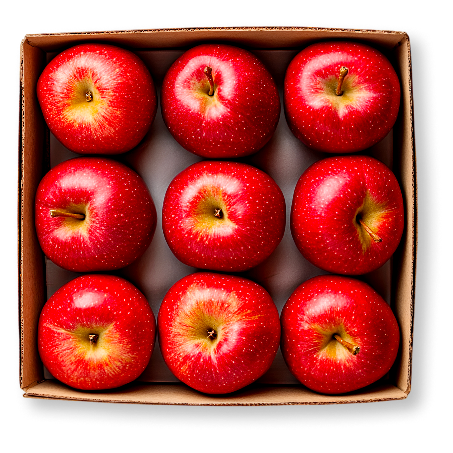 Caja de manzanas